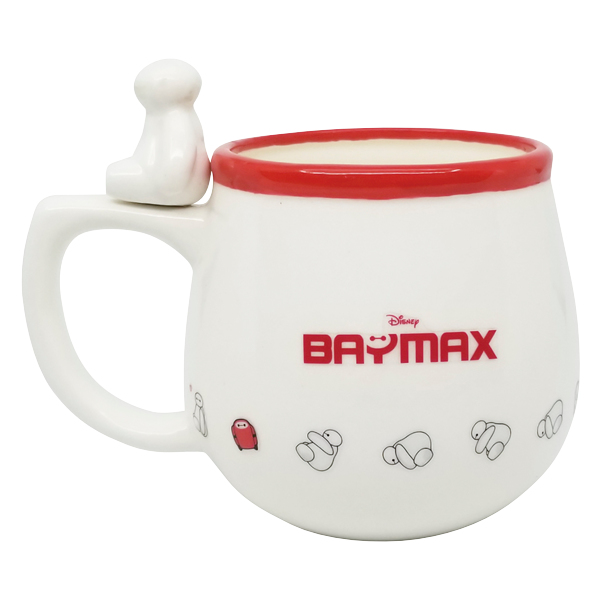 マグカップ 340ml ベイマックス フィギュア付き コップ 磁器