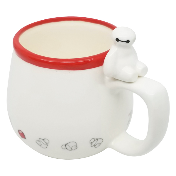 マグカップ 340ml ベイマックス フィギュア付き コップ 磁器