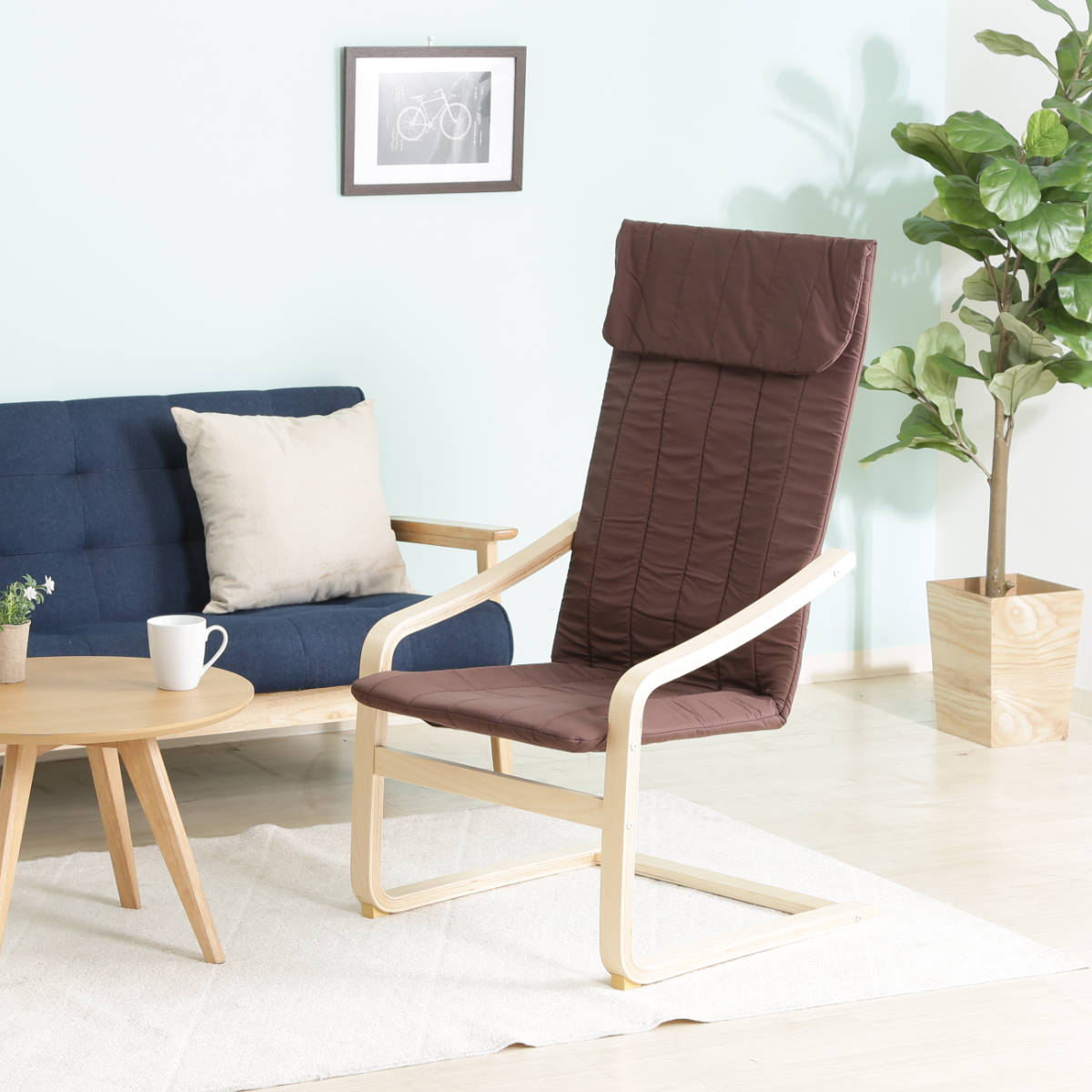 不二貿易（Fuji Boeki） リラックスチェア 座面高34〜40cm スリム