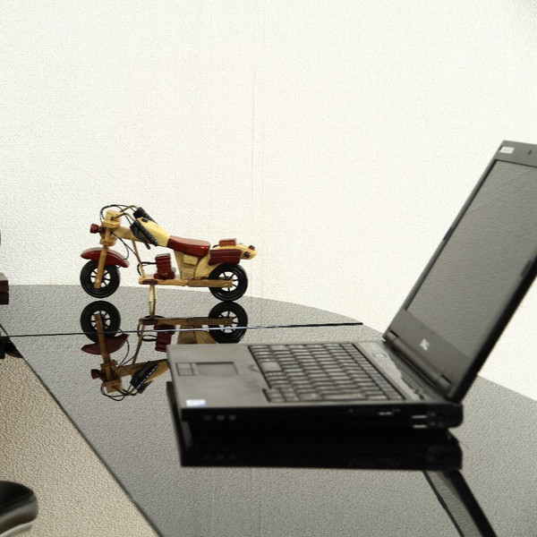 L字デスク 幅141cm ガラス デスク パソコンデスク L字型 キーボード