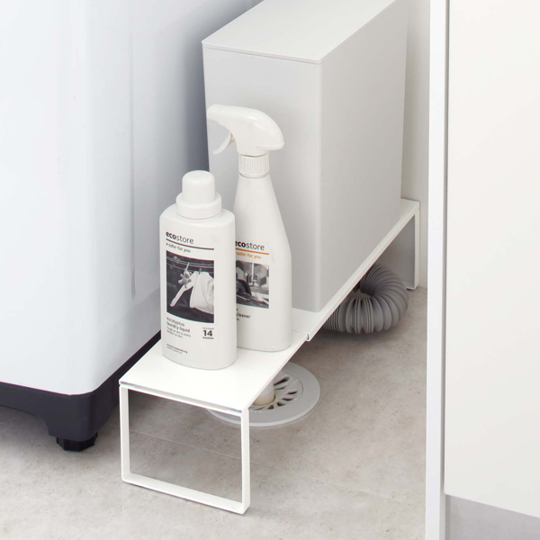 Plate(山崎実業) 山崎実業 plate 伸縮洗濯機排水口上ラック プレート