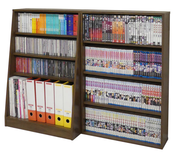 クロシオ 本棚 ホームシェルフ 大量収納 ハイタイプ 幅60cm