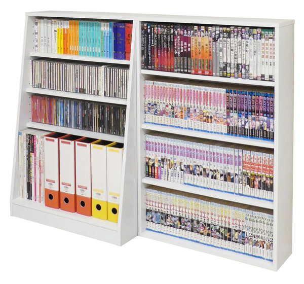 クロシオ 本棚 ホームシェルフ 大量収納 ハイタイプ 幅60cm