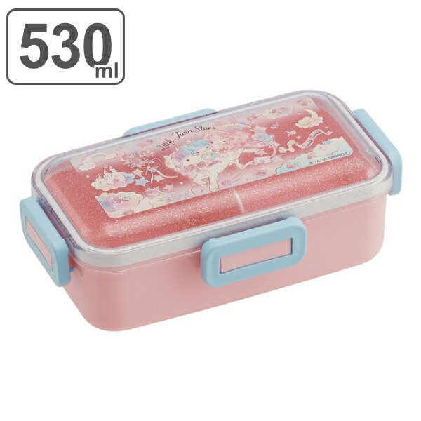 スケーター お弁当箱 1段 530ml ふわっと リトルツインスターズ セレブ