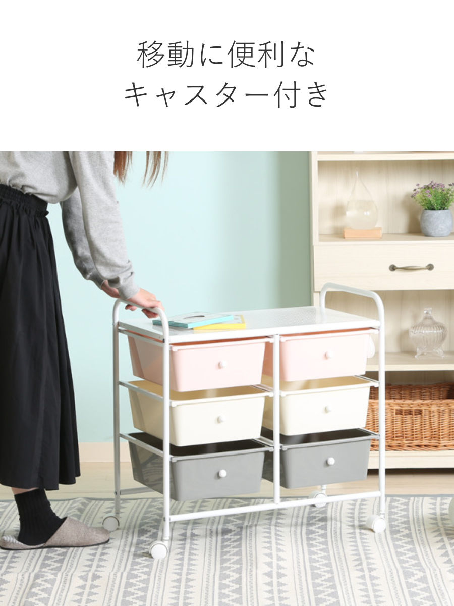 Kuyt様　おもちゃ棚、引き出し付き 楽天市場】収納ラック 3段 引き出し キッズ 収納 ラック おもちゃ箱