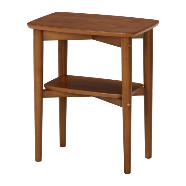 不二貿易（Fuji Boeki） サイドテーブル 高さ53cm 木製 テーブル