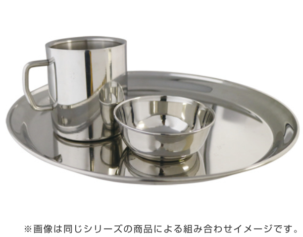 トレー 31cm ロッコ ROCCO トレイ ラウンドトレイ ステンレス製
