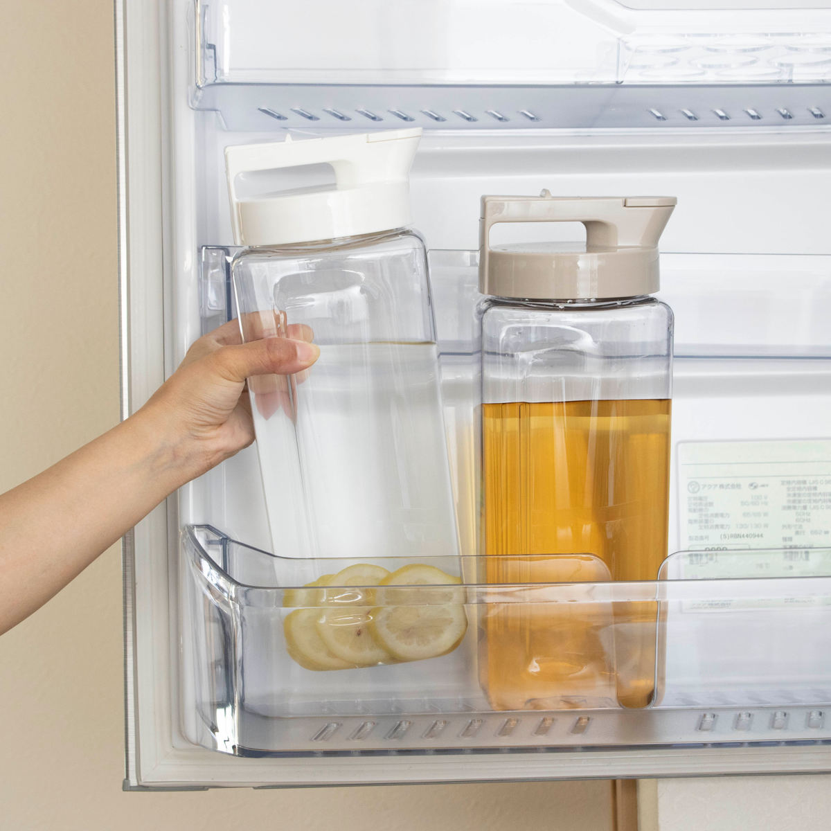 ピッチャー 冷水筒 2.1L 耐熱 横置き プラスチック K-1280 ( 冷水筒 麦茶ポット 水差し 水さし ) 関連画像3