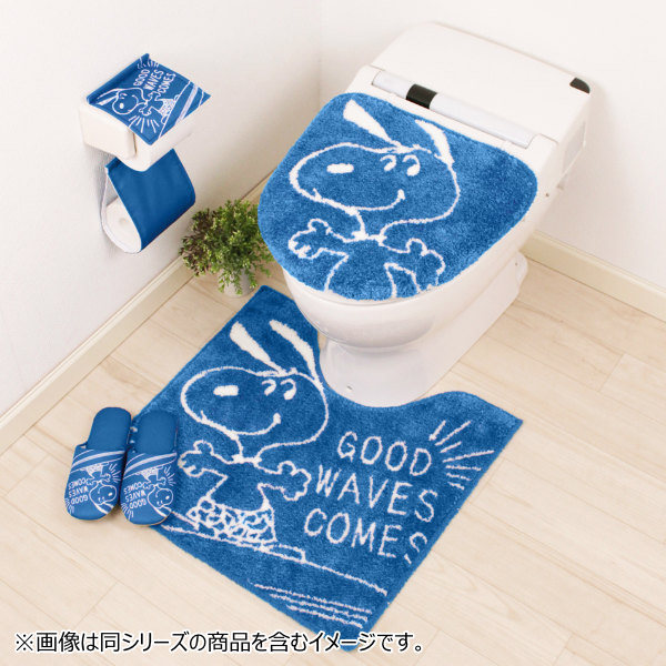 トイレマット 58×60cm スヌーピー サーフアップトイレマット トイレ