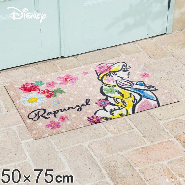 Disney - ラプンツェル　10周年　マット　ラグ 防ダニタフトラグ「ラプンツェル」（ディズニー ラグ/カーペット
