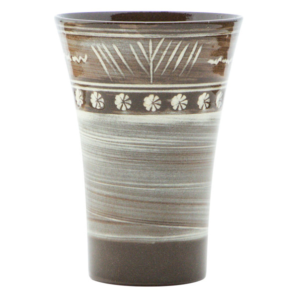 湯呑 330ml フリーカップ 刷毛三島 鎬手 コップ タンブラー 食器 陶器