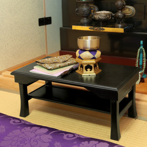 折りたたみ便利机 ミニ 25×45cm 高さ20cm 桐製 仏具 仏壇 供養台 ミニ