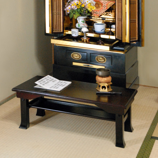 折りたたみ便利机 小 30×60cm 高さ25cm 桐製 仏具 仏壇 供養台 ミニ 