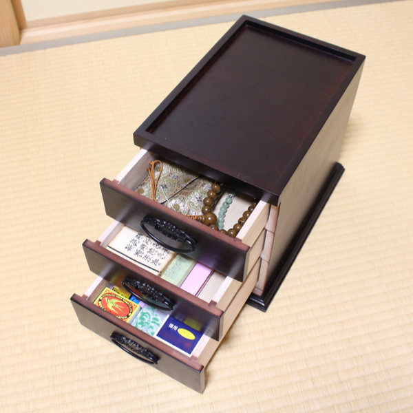 紫苑螺鈿　桐の茶箪笥 小物収納 整理箪笥 ミニチェスト古民家スタイル 352875.jpg
