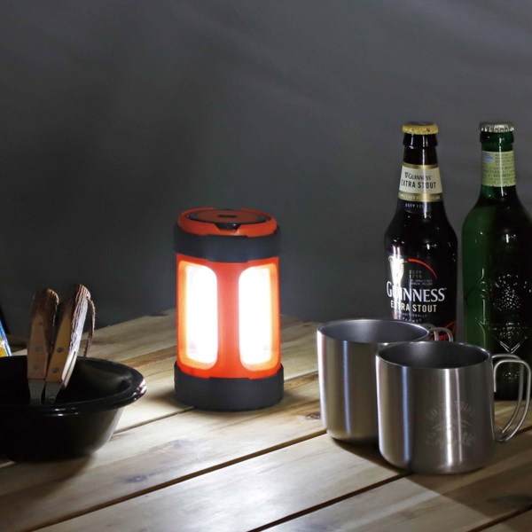 アウトドア LED ランタン 4段階 COBランタン ミニ キャプテンスタッグ