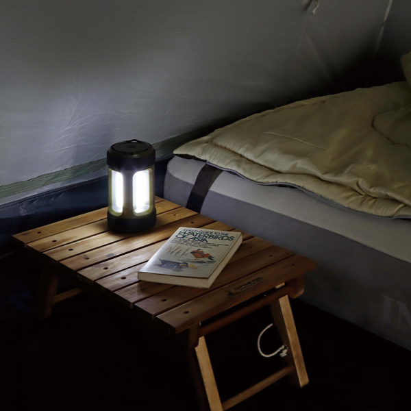 アウトドア LED ランタン 4段階 COBランタン ミニ キャプテンスタッグ