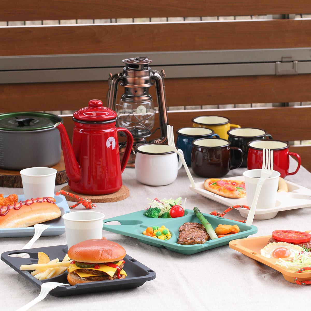 CAPTAIN STAG（キャプテンスタッグ） アウトドア 食器 お皿 26cm