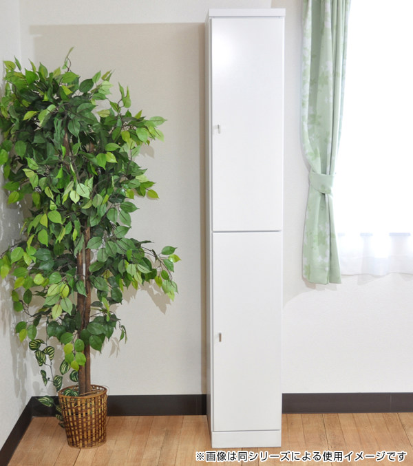 アルファタカバ すき間収納 扉付きラック ハイタイプ 幅22.5cm 日本製