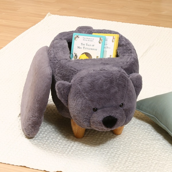 不二貿易（Fuji Boeki） アニマルスツール クマ 収納 スツール 動物