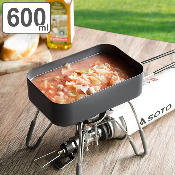 スケーター アウトドア 調理器具 600ml アルミメスティン LIVE IN