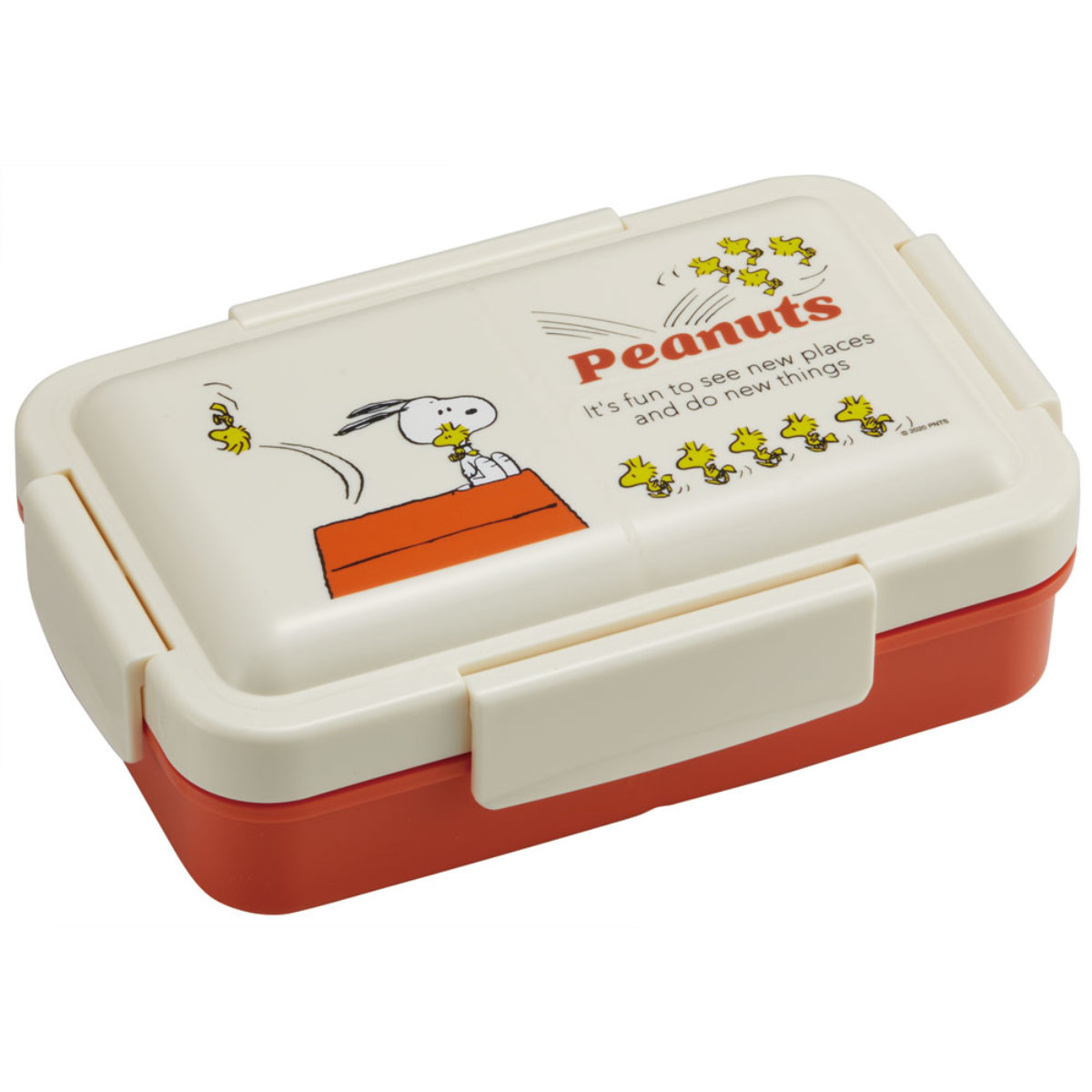 スケーター お弁当箱 1段 抗菌 550ml パッキン一体型 4点ロック