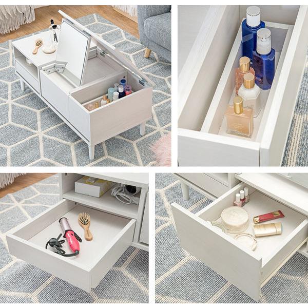 HAGiHARA（萩原） ドレッサー テーブル 幅95cm コスメテーブル