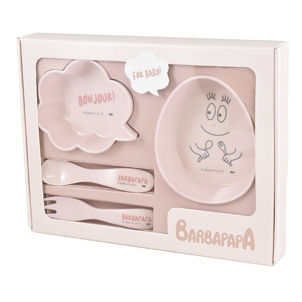 ベビー食器 4点セット バーバパパ BARBAPAPA メラミン製 セット