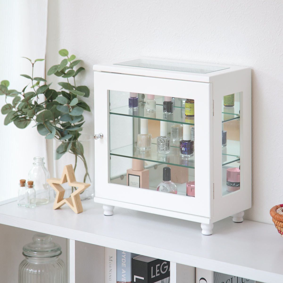 卓上コレクションケース　ショーケース　ホワイト 楽天市場】【クーポンで14％OFF! 1/13 0:00~23:59まで☆】Grami グラミ