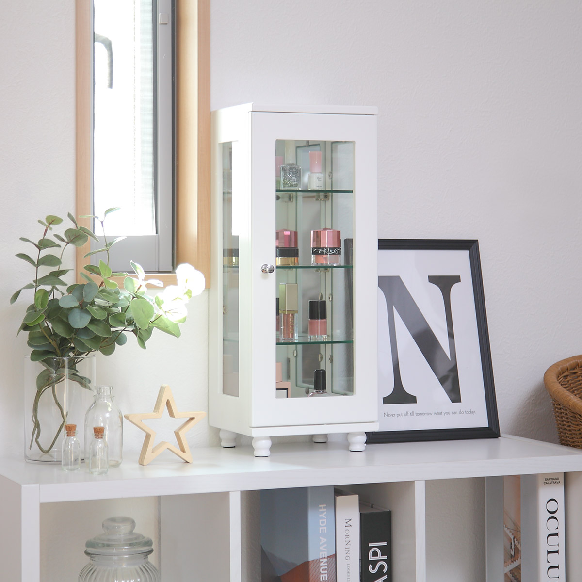 ミヤグチ企販 ミニコレクションラック ショーケース スリムタイプ 幅