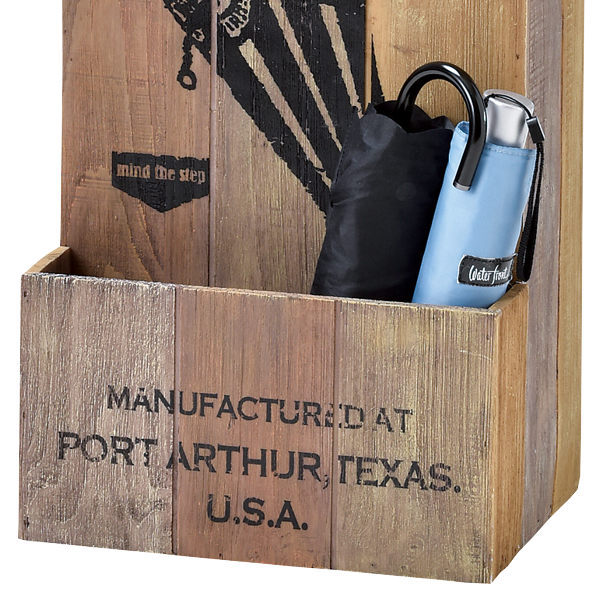 ヴィンテージ　傘立て　収納ボックス 楽天市場】傘立て 屋外兼用 ウッド調 Vintage Box （ 送料無料