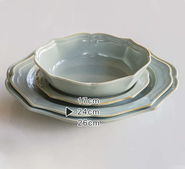 プレート 24cm 楕円皿 Vanves ヴァンヴ 皿 食器 洋食器 磁器 日本製