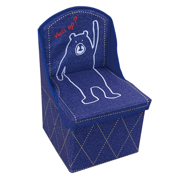 収納ボックス 幅25 奥行43 高さ25cm ごきげんベアー 座れる 収納ケース イス ボックス ケース 収納 フタ付き スツール 背付き リビングート Paypayモール店 通販 Paypayモール