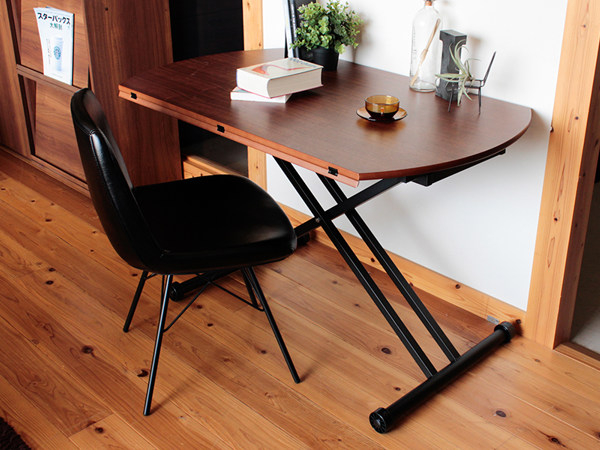 東馬（Tohma） テーブル 高さ調整 幅120cm センターテーブル 昇降式