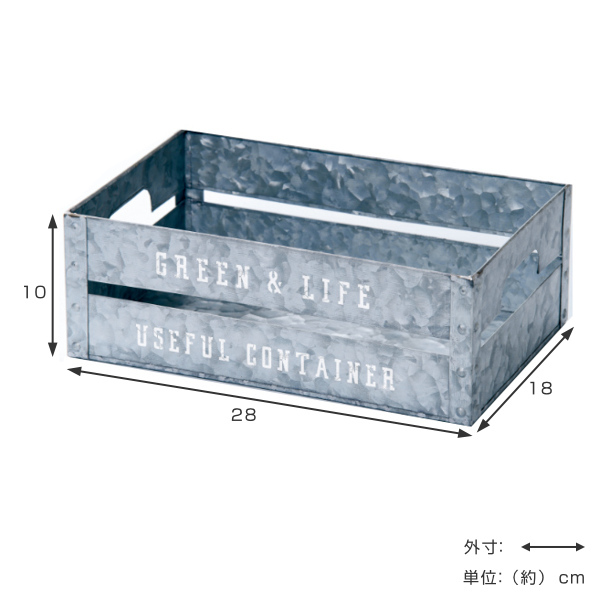 小物収納 幅28×奥行18×高さ10cm プロドマルチコンテナ M （ 収納