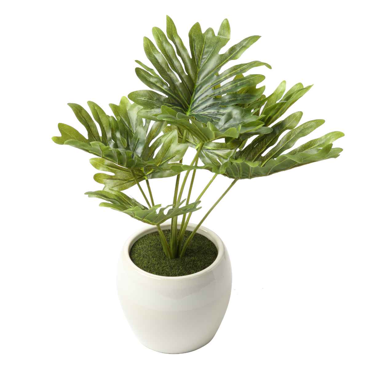 人工観葉植物 ポット フィロデンドロン フェイクグリーン 光触媒 造花