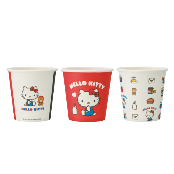 スケーター 紙コップ 100ml ハローキティ 18個入 柄アソート （ キティ