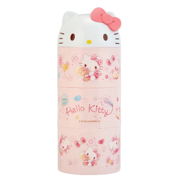 スケーター お弁当箱 3段 ボトル型 480ml ハローキティ きらきら
