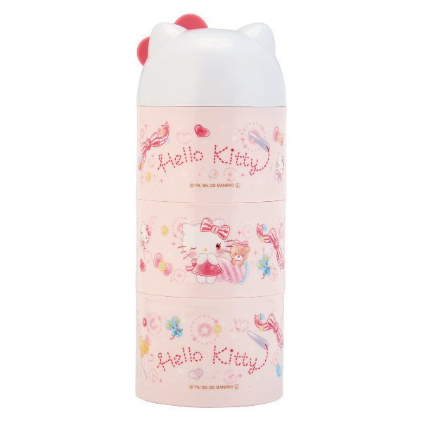 スケーター お弁当箱 3段 ボトル型 480ml ハローキティ きらきらドール