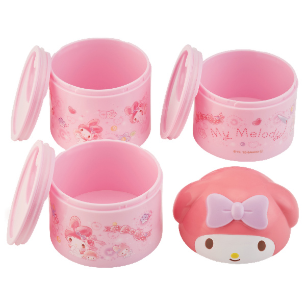 スケーター お弁当箱 3段 ボトル型 480ml マイメロディ きらきらドール