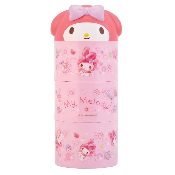 スケーター お弁当箱 3段 ボトル型 480ml マイメロディ きらきらドール