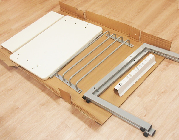 （法人限定） デスク 幅75cm 研修用 セミナー 塾 つくえ 個別デスク 収納 棚 机 （ 研修用デスク スクールデスク 学習机 セミナーデスク 幅 75 オフィス家具 ）_12