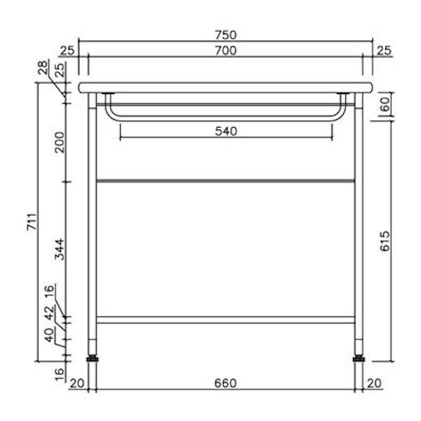 （法人限定） デスク 幅75cm 研修用 セミナー 塾 つくえ 個別デスク 収納 棚 机 （ 研修用デスク スクールデスク 学習机 セミナーデスク 幅 75 オフィス家具 ）_6