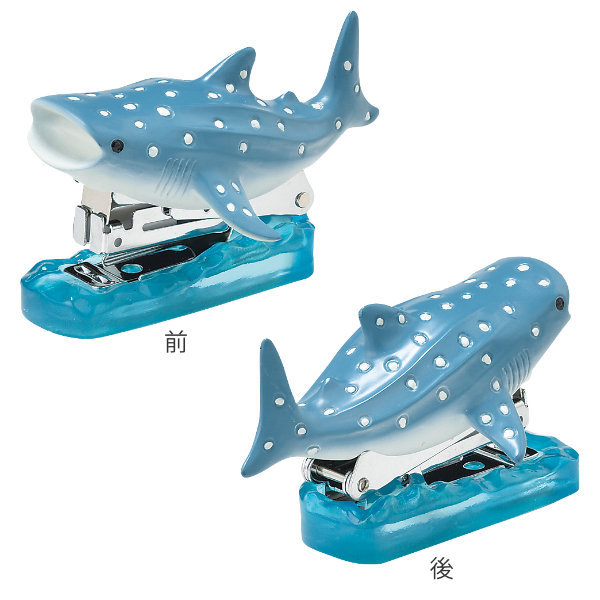 海洋堂ARTPLA 【ジンベイザメ】ポリストーン製／全長260㎜　超希少品 ステープラー ジンベイザメ ステンプラー STAPLER 水族館 （ 文房具
