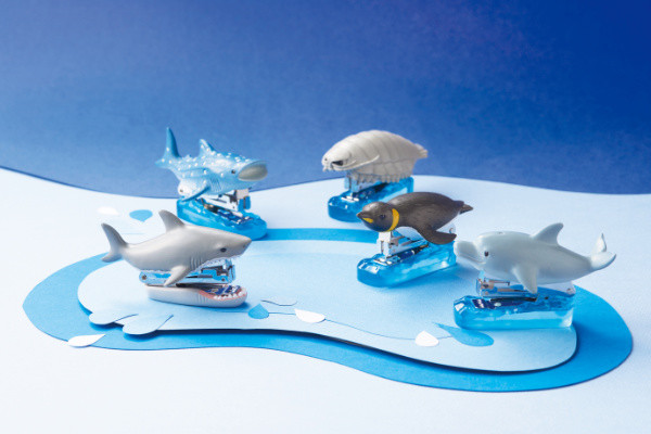 ステープラー イルカ ステンプラー STAPLER 水族館 （ 文房具 雑貨