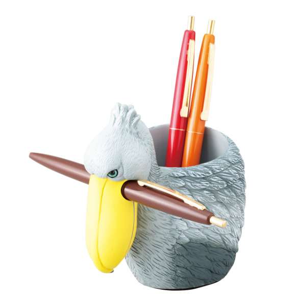 セトクラフト ペンスタンド ハシビロコウ 文具 デスク収納 ペン立て