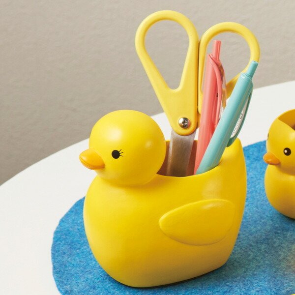 セトクラフト ペンスタンド アヒル ペン立て 卓上収納 文具 オフィス