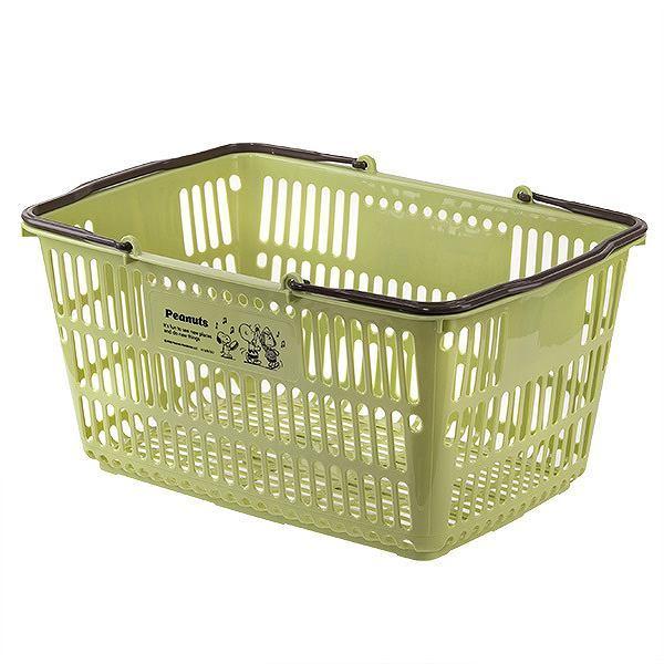 錦化成 バスケット 同色3個セット 収納 スヌーピー ショッピング