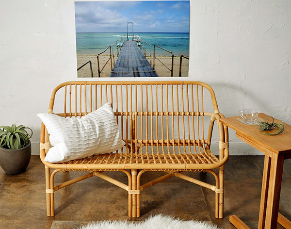 籐 ソファ 2人掛け ラタン家具 Breeze 幅110cm （ ラタン ソファー