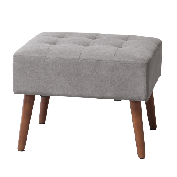 弘益 オットマン ミルド 高さ42cm 足置き スツール ソファ 木製