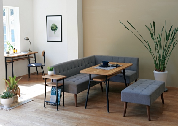 弘益 カウンターテーブル 幅100cm ミルド ダイニングテーブル デスク